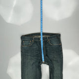 501 Levis Jeans - 35W 32L Blue Cotton