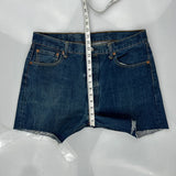 Levis Denim Shorts - 34W 9L Blue Cotton