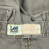 Lee Cargo Shorts - 32W 11L Brown Cotton