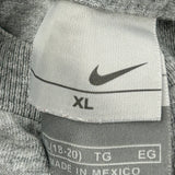 Age 14-16 Nike Long Sleeve T-Shirt - XL Grey Cotton