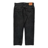 505 Levis Jeans - 36W 30L Black Cotton