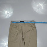 Tommy Hilfiger Chinos - 34W 32L Beige Cotton