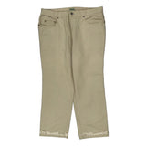 Made In USA Guess Jeans - 34W US 10 Beige Cotton