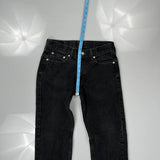 Levis 505 Jeans - 29W 29L Black Cotton