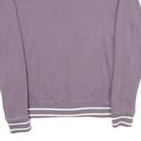 FILA Mens Purple Sweatshirt Crew Neck L Cotton Blend Pullover Classic Sportswear
