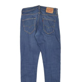 LEVI'S Mens Slim Blue Denim Jeans W29 L31 Zip Closure Casual Classic Fit