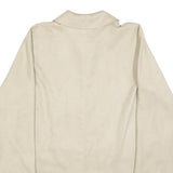 MAX MARA Womens Beige Button Jacket UK 8 Polyester Classic Elegant