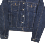 ARIZONA JEAN COMPANY Womens Blue Denim Jacket M Cotton Classic Button Closure