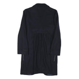 MAX&CO Womens Black Wool Tailored Coat XS Button Closure Classic Outerwear