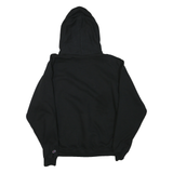 CHAMPION Mens Black W Warriors Pullover Hoodie L Cotton Sweatshirt