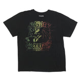 OLD NAVY Mens Black Bob Marley Graphic T-Shirt L Short Sleeve Crew Neck