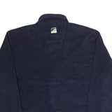 NAUTICA Mens Navy Blue Polyester Jacket L Zip Plain Casual Outdoor