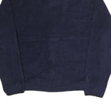 NAUTICA Mens Navy Blue Polyester Jacket L Zip Plain Casual Outdoor