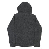 NEW BALANCE Womens Grey & Pink Zip Hoodie Jacket M Polyester Blend Casual Sports