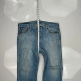 501 Levis Jeans - 36W 30L Light Wash Cotton