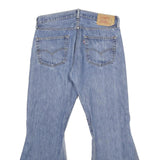 LEVI'S 501 Mens Jeans Blue Classic Flared Denim Medium W34 L30 Button Closure