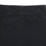 TOMMY HILFIGER Womens Black Mini Cotton Blend Skirt UK 10 Classic Pre Loved
