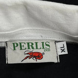 Perlis Striped Rugby Shirt - XL Black Cotton