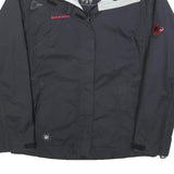 MAMMUT Womens Black Polyester Blend Jacket XS Drytech Zip Outdoor Waterproof