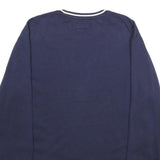POLO RALPH LAUREN Mens Navy Crew Neck L Cotton Blend Sweatshirt