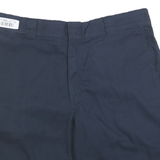 DICKIES Mens Shorts Navy Blue Casual L W36 Workwear Cotton Blend Comfortable