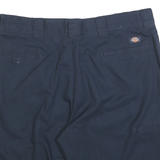 DICKIES Mens Shorts Navy Blue Casual L W36 Workwear Cotton Blend Comfortable