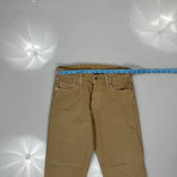 Levis Jeans - 32W 30L Khaki Cotton