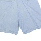 MERONA Womens Shorts Blue Denim Casual M W32 Cotton Blend Relaxed Fit