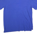 TOMMY HILFIGER Mens Blue Polo Shirt XL Cotton Blend Short Sleeve Basic Collar