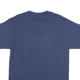 PORT & COMPANY Mens Blue YMCA Basketball Graphic T-Shirt L Short Sleeve Crew