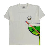 Margaritas Margarita Anvil Graphic T-Shirt - Large Green Cotton