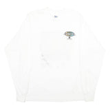MURINA'S BEST Mens White XL Long Sleeve Crew Neck Wellness Print T-Shirt