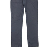 DICKIES Mens Regular Fit Navy Cotton Blend Straight Trousers W34 L31 Workwear