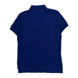 Number 3 On Sleeve Polo By Ralph Lauren Polo Shirt - Medium Blue Cotton