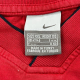 Nike T-Shirt - 2XL Red Cotton