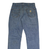 CARHARTT Mens Jeans Blue Regular Regular Fit Denim Medium W36 L34 Durable