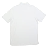 NAUTICA Mens White Short Sleeve Plain Polo Shirt M Classic Cotton Blend