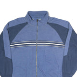 LEE Mens Blue & Navy Zip Up Sweatshirt 2XL Cotton Casual Lightweight Pullover