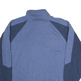 LEE Mens Blue & Navy Zip Up Sweatshirt 2XL Cotton Casual Lightweight Pullover