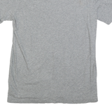 PUMA Mens Grey Slogan Tape Logo Graphic T-Shirt S Short Sleeve Crew Neck Casual