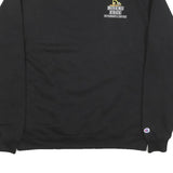 CHAMPION Mens Black Rivers Edge Environmental Crew Neck L Cotton Blend