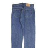 LEVI'S 501 Mens Jeans Blue Regular Straight Denim Medium W36 L34 Classic Button