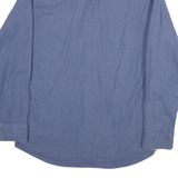 LEE Mens Blue Shirt L Cotton Blend Regular Fit Casual Button Through Long Sleeve