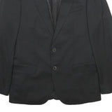 HUGO BOSS Mens Black Classic Jacket M Woven Button Blazer Suit Smart