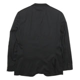 HUGO BOSS Mens Black Classic Jacket M Woven Button Blazer Suit Smart