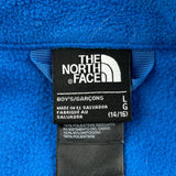 Age 14-16 The North Face Fleece Jacket - Large Blue Polyester