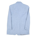 JOBIS Womens Blue Wool Button Jacket M Blazer Classic Tailored