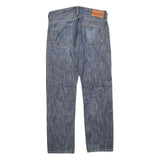 LEVI'S Mens Blue Regular Fit Straight Denim W33 L30 Zip Fly Jeans Casual Wear