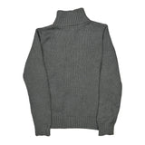 Polo By Ralph Lauren 1/4 Zip - Large Gray Cotton