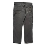 Dickies Carpenter Pants - 32W 30L Gray Cotton Blend